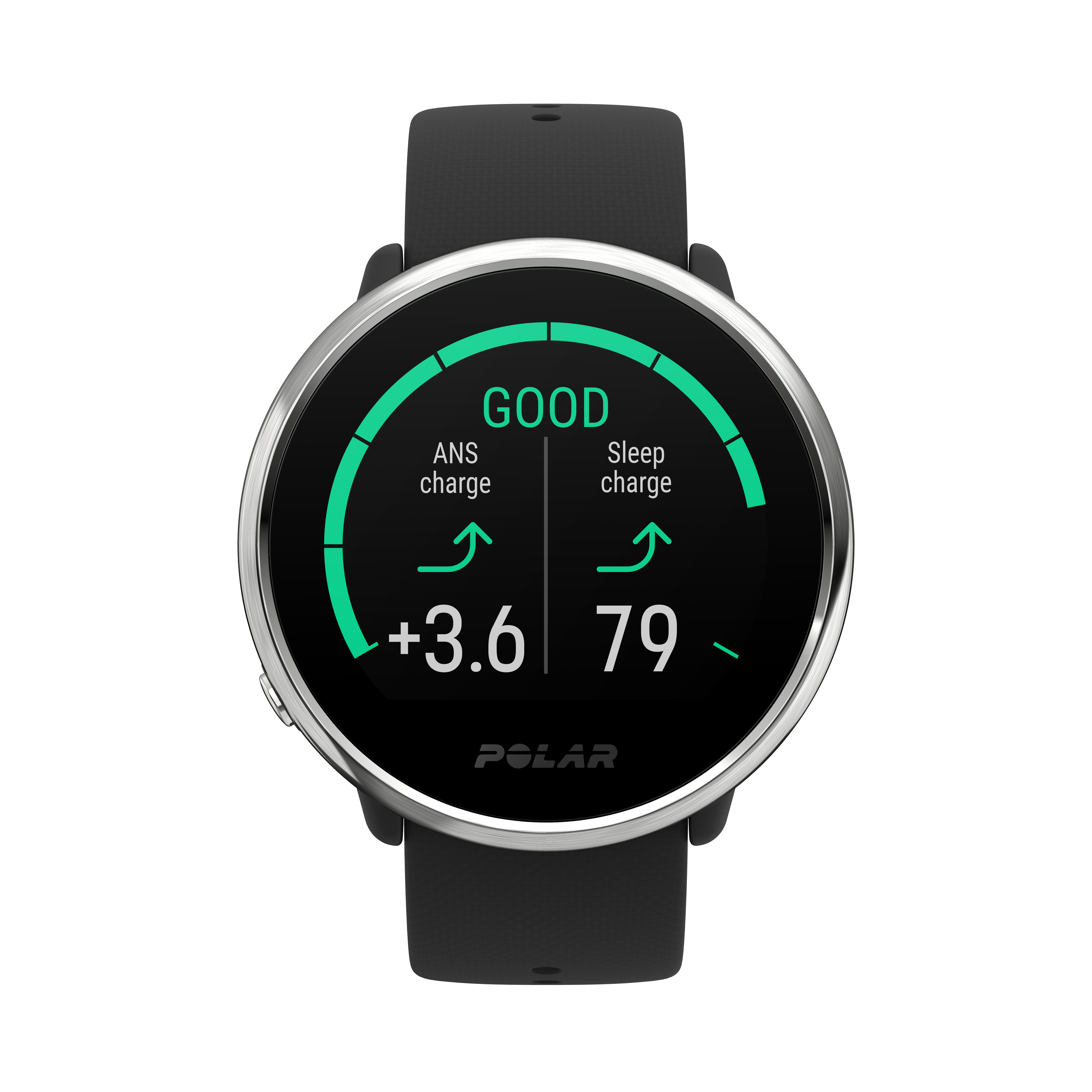 POLAR Ignite Fitnessuhr TPU, S, Schwarz