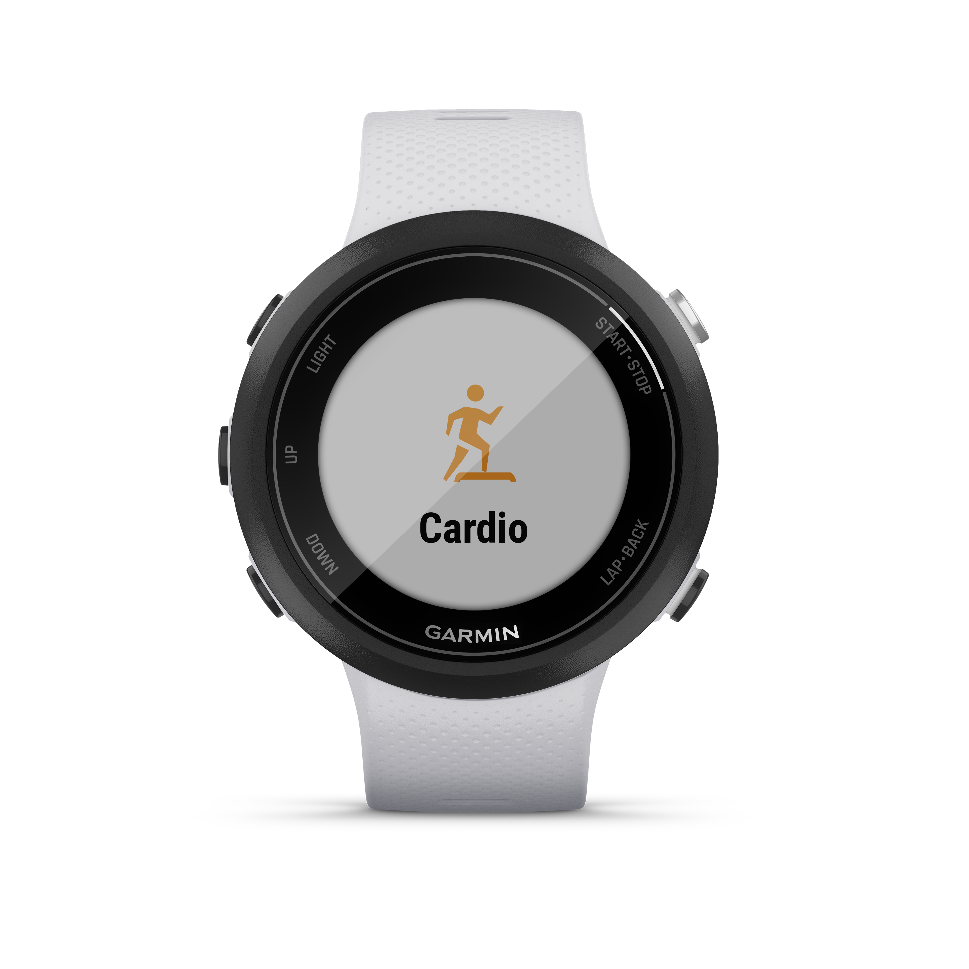 GARMIN Swim 2, Smartwatch, 42 x 42 x 11.4 mm, Steinweiß