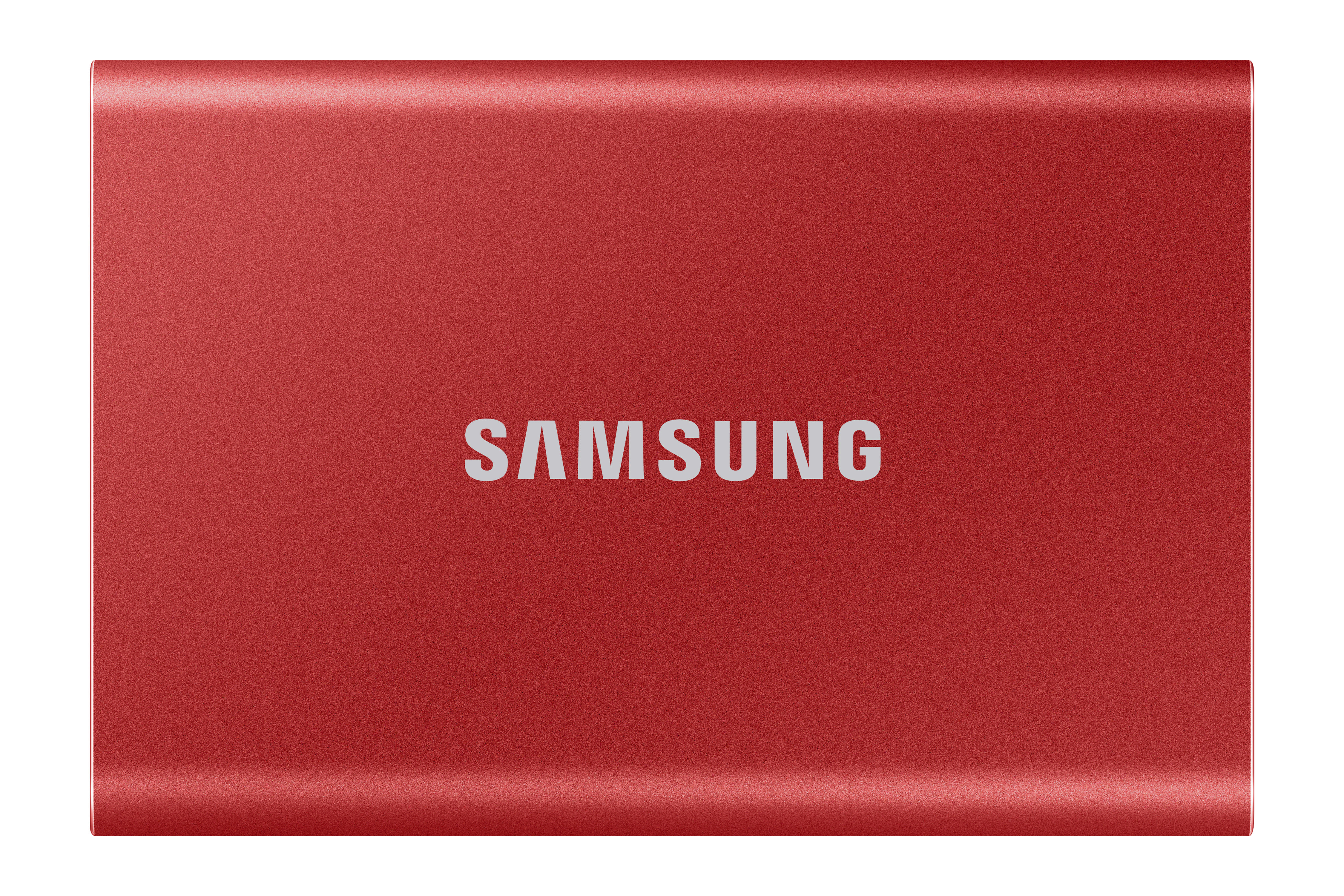 SAMSUNG Portable SSD T7 PC/Mac Festplatte, 1 TB SSD, extern, Metallic red