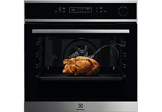 ELECTROLUX EOC8P31X SteamCrisp beépíthető gőzsütő, maghőmérő, pirolitikus tisztítás, LCD kijelző