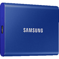 SAMSUNG Portable SSD T7 Festplatte, 1 TB SSD, extern, Indigo blue