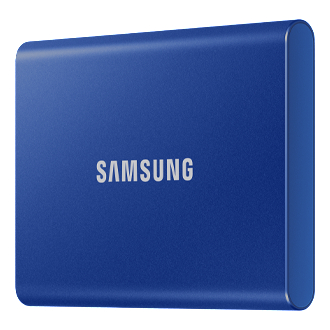 SAMSUNG Portable SSD T7 extern, blue PC/Mac 2 SSD, Indigo TB Festplatte
