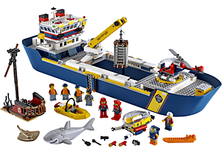 LEGO 60266 Meeresforschungsschiff Bausatz, Mehrfarbig