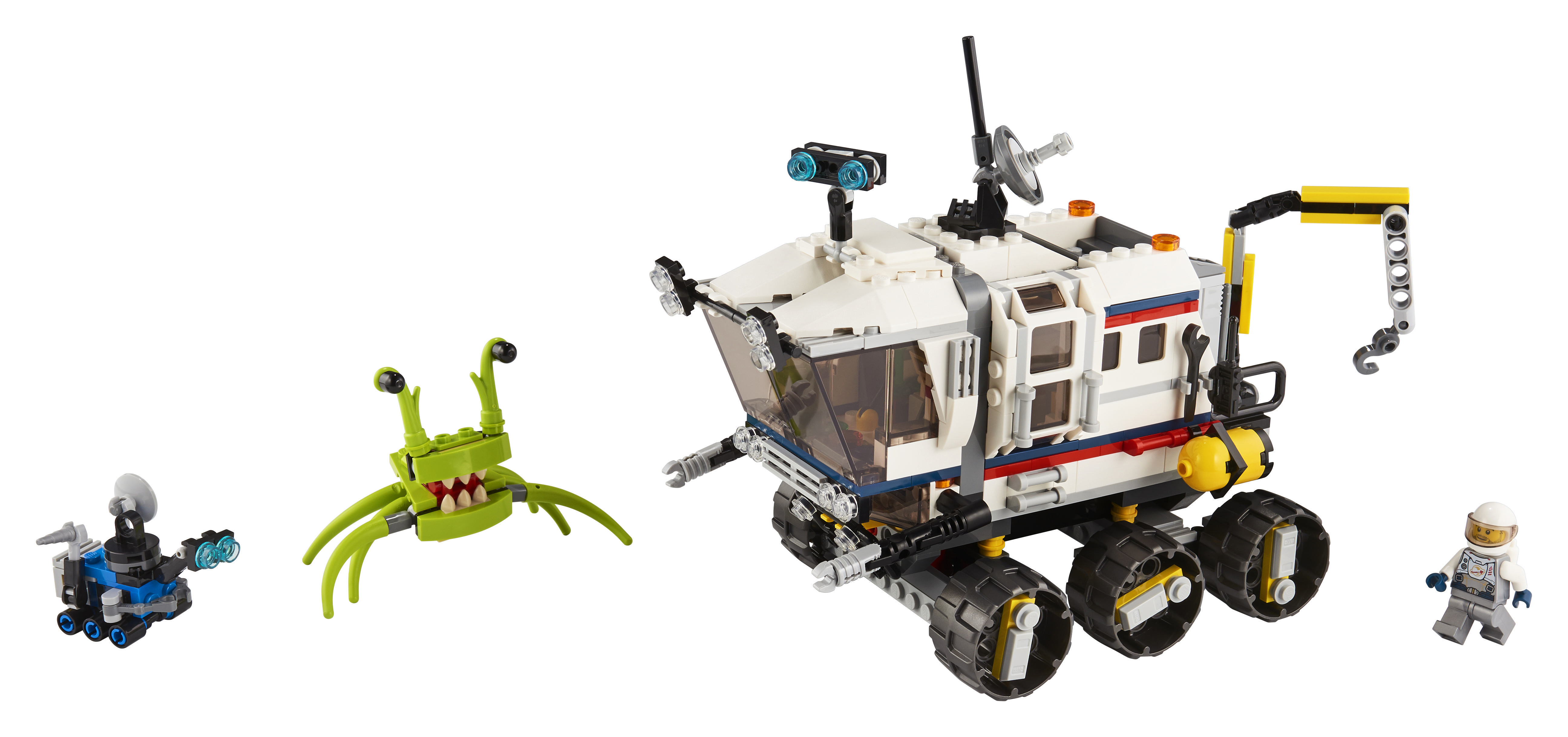 LEGO 31107 Planeten Erkundungs-Rover Bausatz, Mehrfarbig