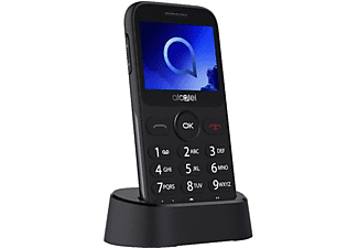 Móvil - Alcatel 2019G, 2.4 P, 2MP, Bluetooth, Radio FM, Linterna, SOS, Gris