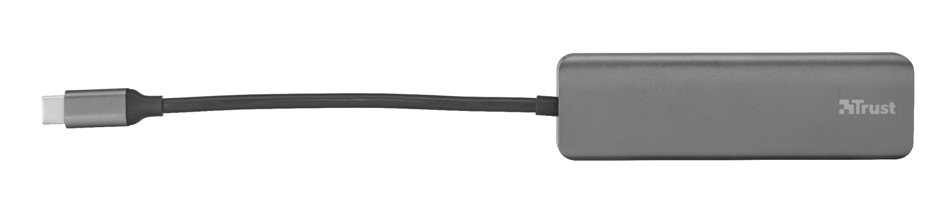 Hub - Trust 23328 hub de interfaz USB 3.2 Gen 1 (3.1 Gen 1) Type-A 5000 Mbit/s Gris