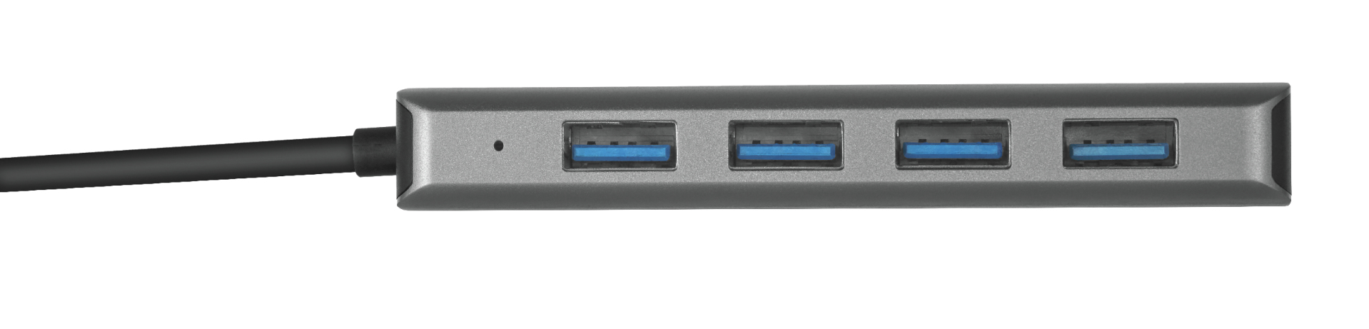 Hub - Trust 23328 hub de interfaz USB 3.2 Gen 1 (3.1 Gen 1) Type-A 5000 Mbit/s Gris