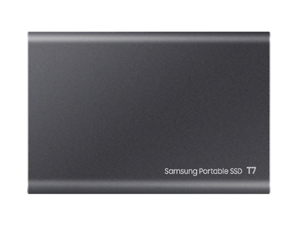 SAMSUNG Portable extern, SSD, 1 Titan PC/Mac grey T7 SSD Festplatte, TB