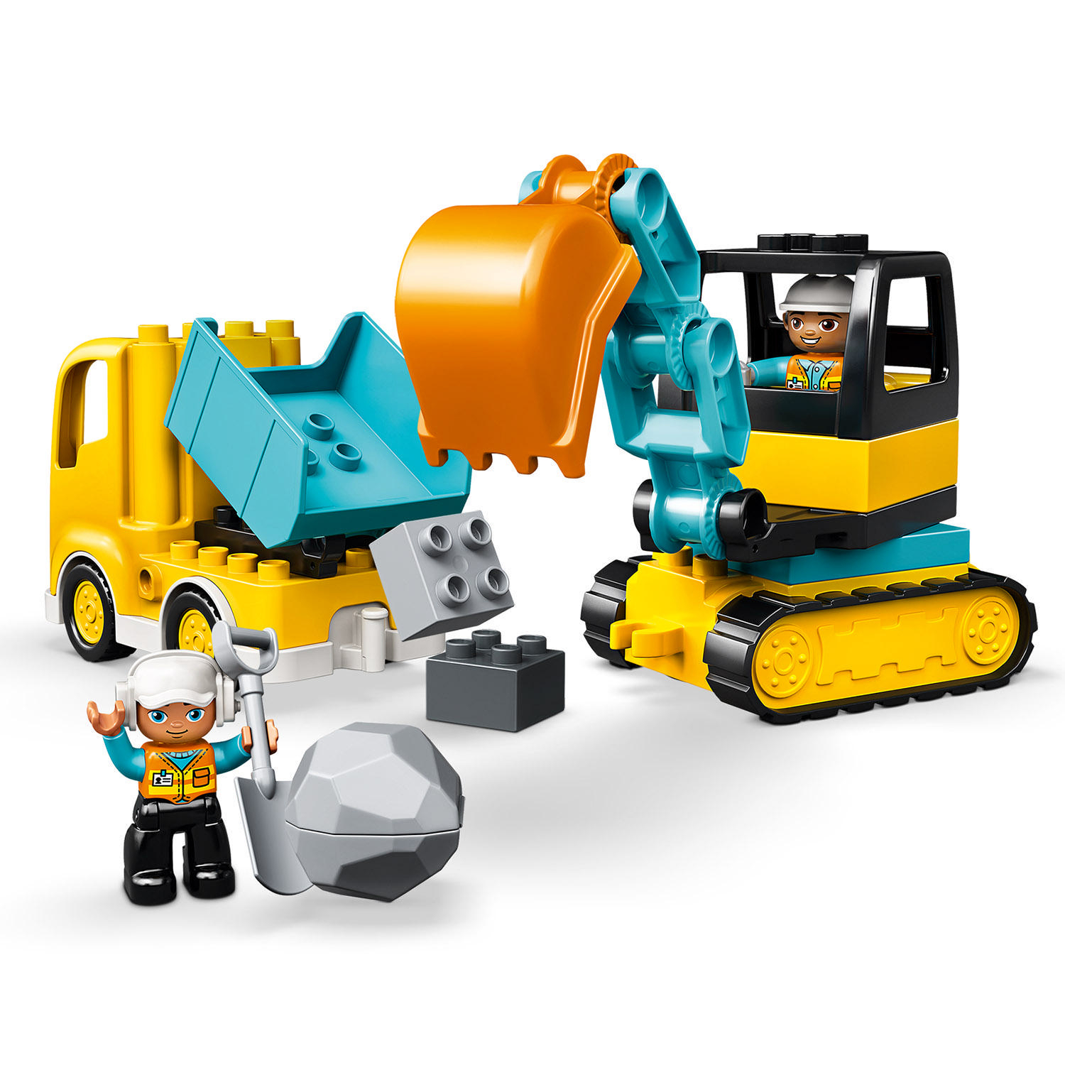 LEGO 10931 Bagger und Laster Mehrfarbig Bausatz