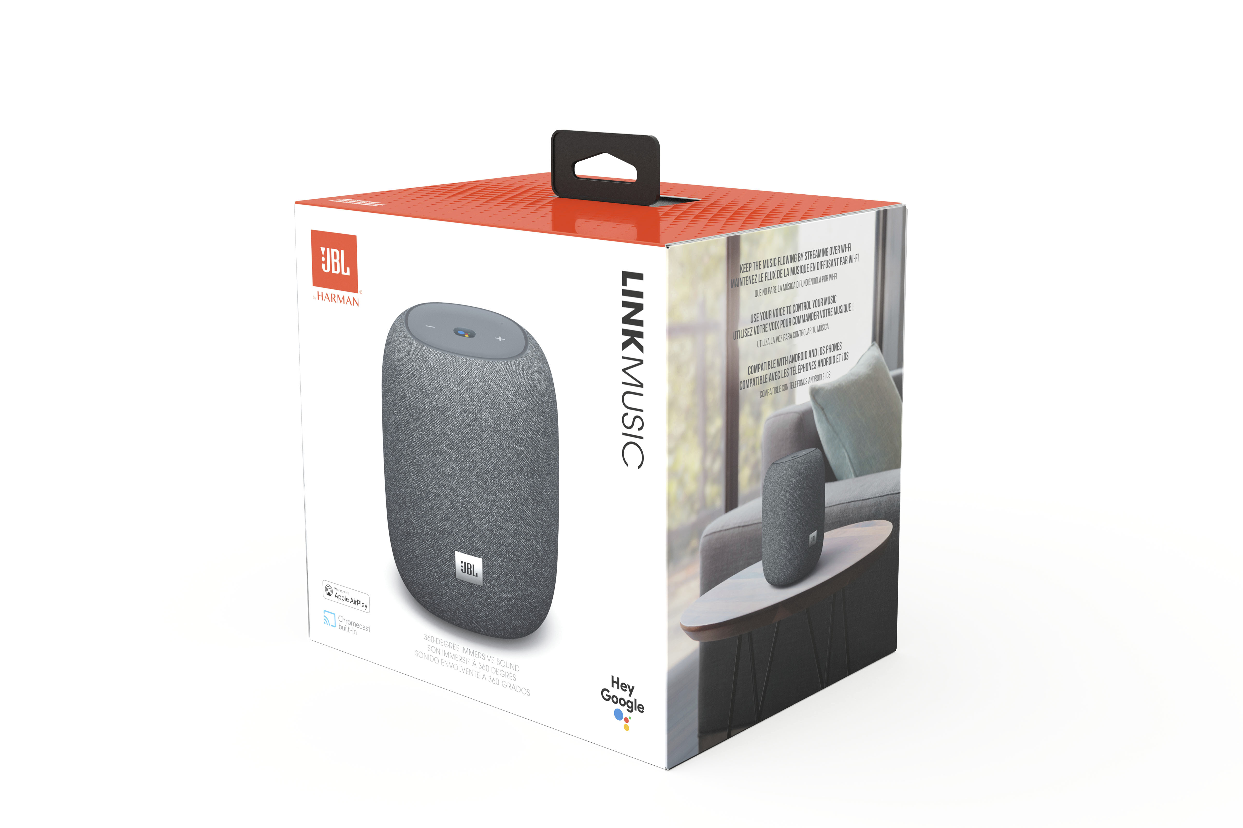JBL Link Music Grijs