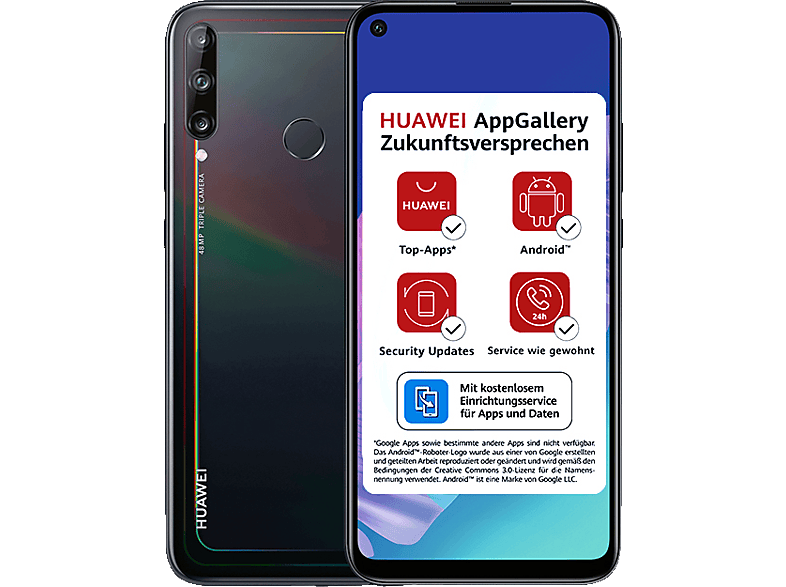 Huawei P40 Lite E 64 Gb Midnight Black Dual Sim 64 Smartphone Mediamarkt