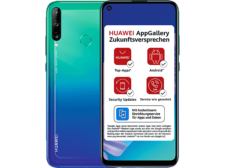 HUAWEI P40 lite E 64 GB Aurora Blue Dual SIM