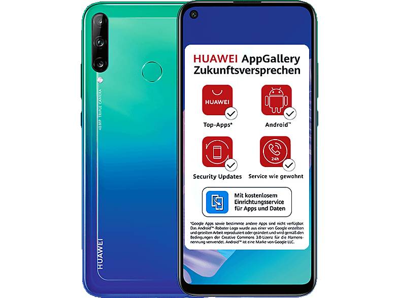 HUAWEI P40 lite E Dual Blue SIM 64 Aurora GB