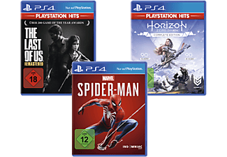 PlayStation Bundle (The Last of Us: Remastered, Marvel's Spider-Man, Horizon Zero Dawn Complete Edition) Nur Online - [PlayStation 4]