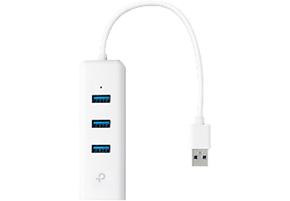 TP-LINK UE330 - Hub und Adapter USB zu Gigabit Ethernet, Weiss