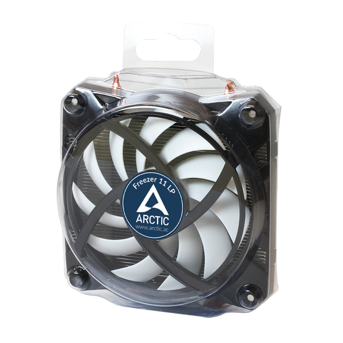 Arctic Freezer 11 LP CPU-Kühler in Verpackung, mit blau-weißem Logo.