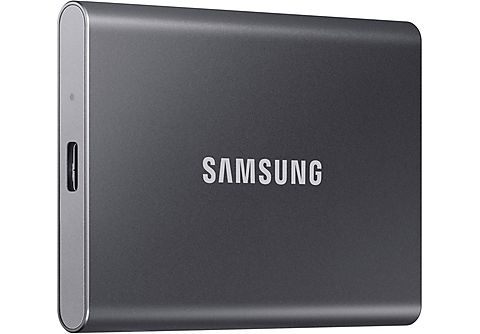 SAMSUNG Disque dur externe SSD portable T7 1 TB Gris (MU-PC1T0T/WW)