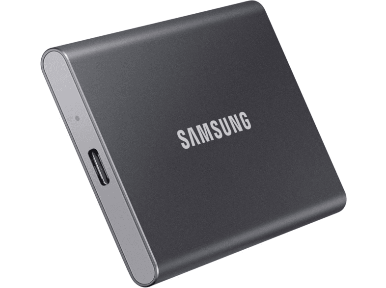 Kroniek gevaarlijk Schots SAMSUNG Draagbare SSD externe harde schijf T7 1 TB Grijs (MU-PC1T0T/WW)