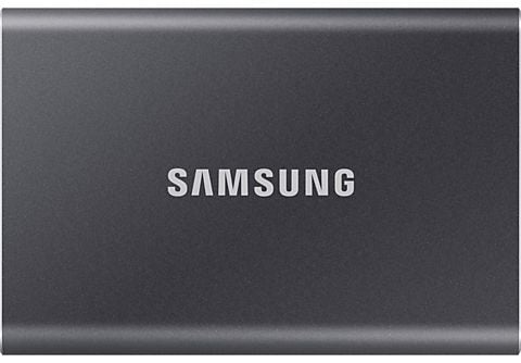 SAMSUNG Disque dur externe SSD portable T7 500 GB Gris (MU-PC500T/WW)