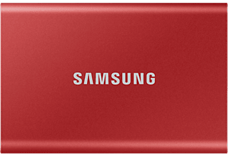 SAMSUNG Draagbare SSD externe harde schijf T7 500 GB Rood (MU-PC500R/WW)