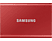 SAMSUNG Draagbare SSD externe harde schijf T7 2 TB Rood (MU-PC2T0R/WW)