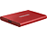 SAMSUNG Disque dur externe SSD portable T7 500 GB Rouge (MU-PC500R/WW)