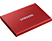 SAMSUNG Disque dur externe SSD portable T7 500 GB Rouge (MU-PC500R/WW)