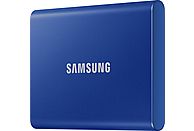 SAMSUNG Disque dur externe SSD portable T7 1 TB Bleu (MU-PC1T0H/WW)