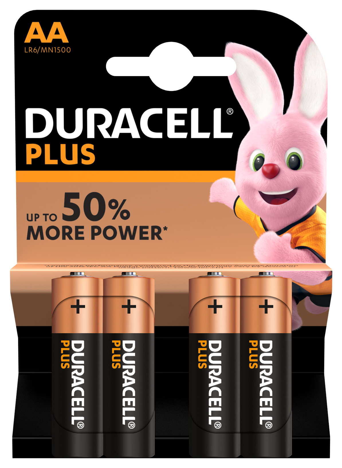 Pilas AA - Duracell Plus Power AA, 4