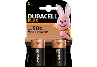 Pilas C - Duracell Plus Power, 2 Uds