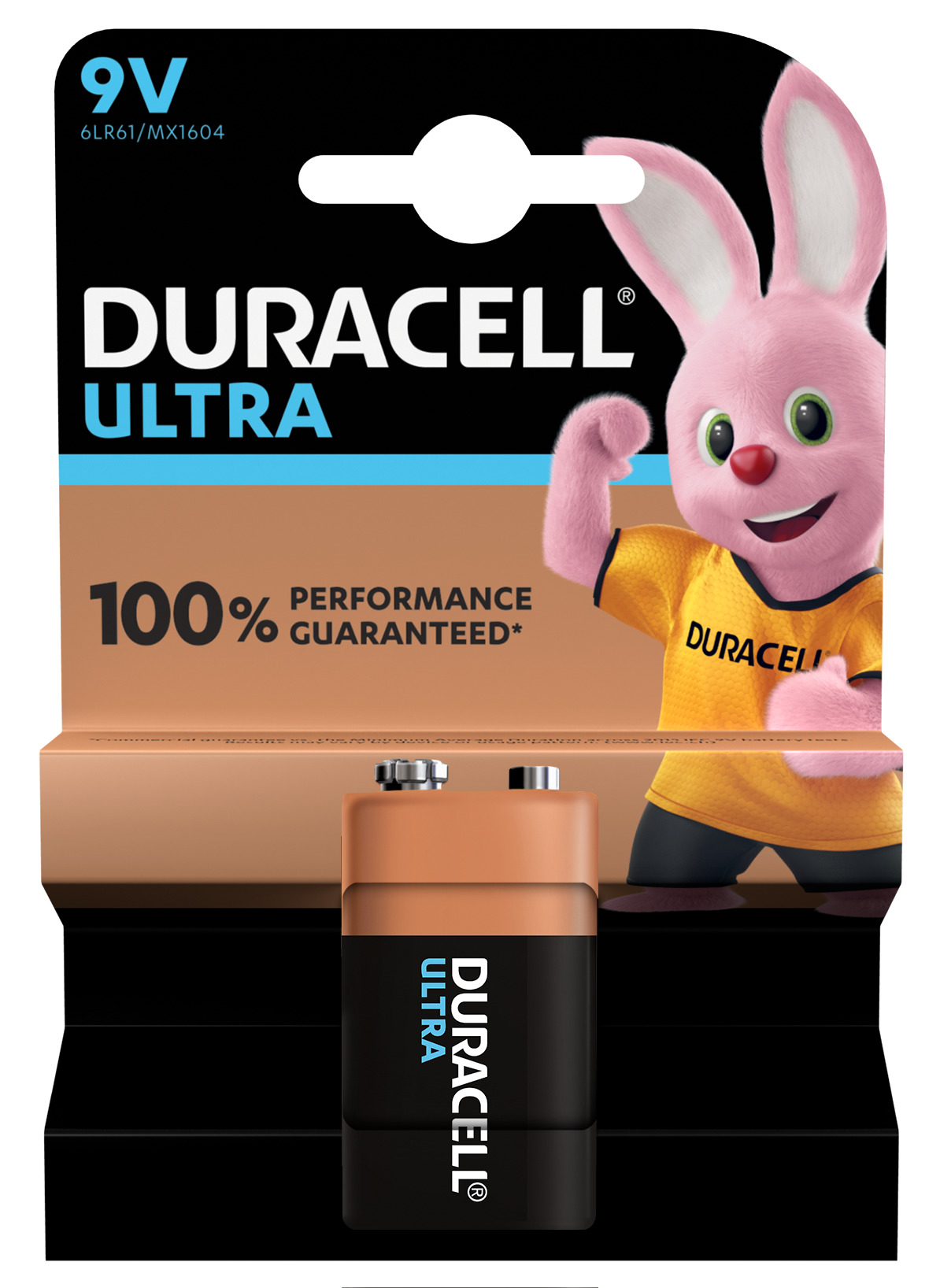 Pila 9v Duracell ultra power 1ud alcalina paquete de 1 15 6lr61 mx1604