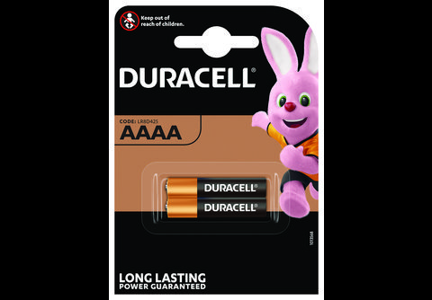 PILAS DURACELL AAAA PACK 2 UNIDADES 1.5V