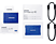 SAMSUNG Disque dur externe SSD portable T7 500 GB Bleu (MU-PC500H/WW)