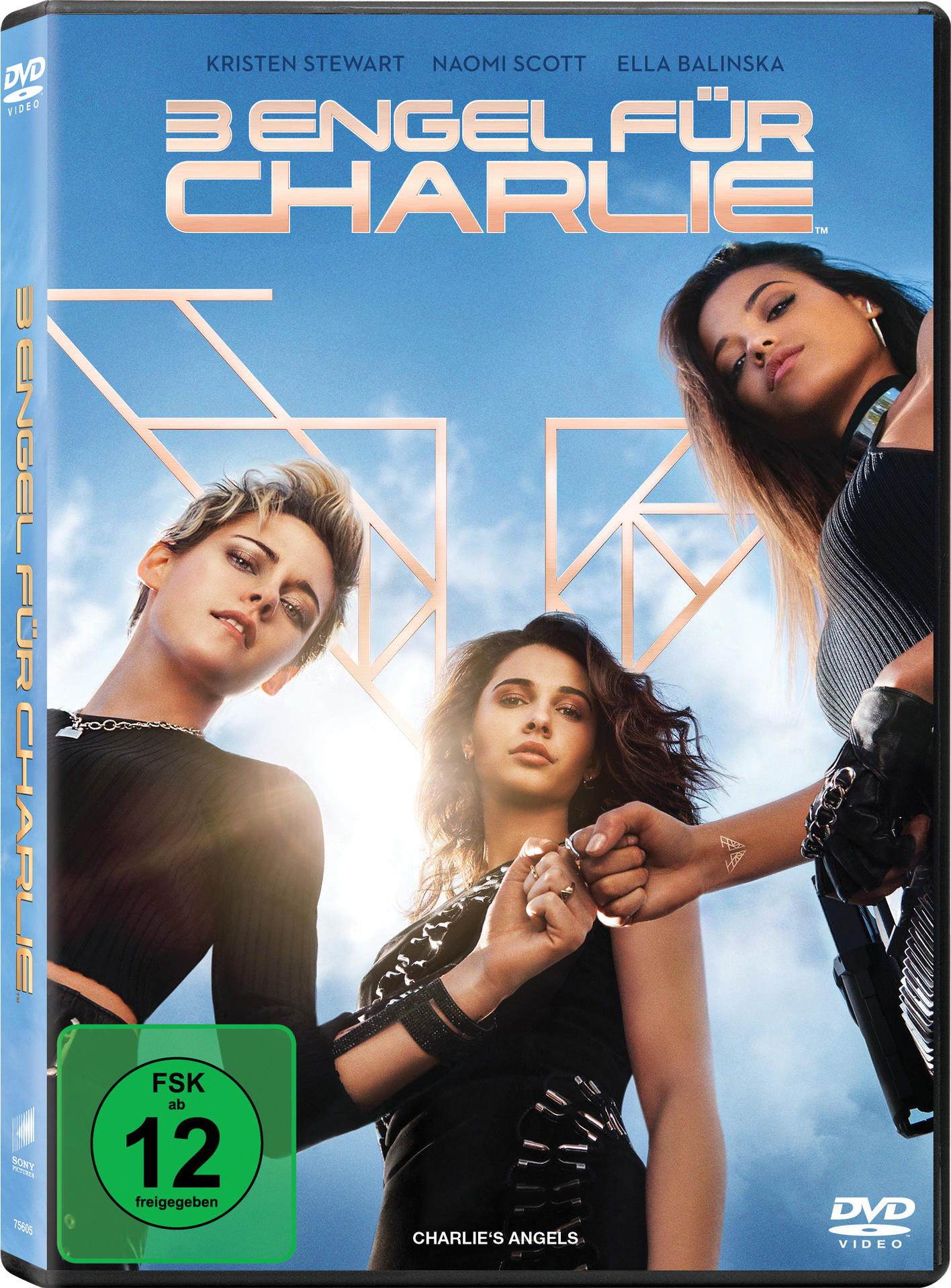 DVD-Hülle eines Films mit drei Frauen auf dem Cover. Der Text ist auf Deutsch. Himmelhintergrund.
