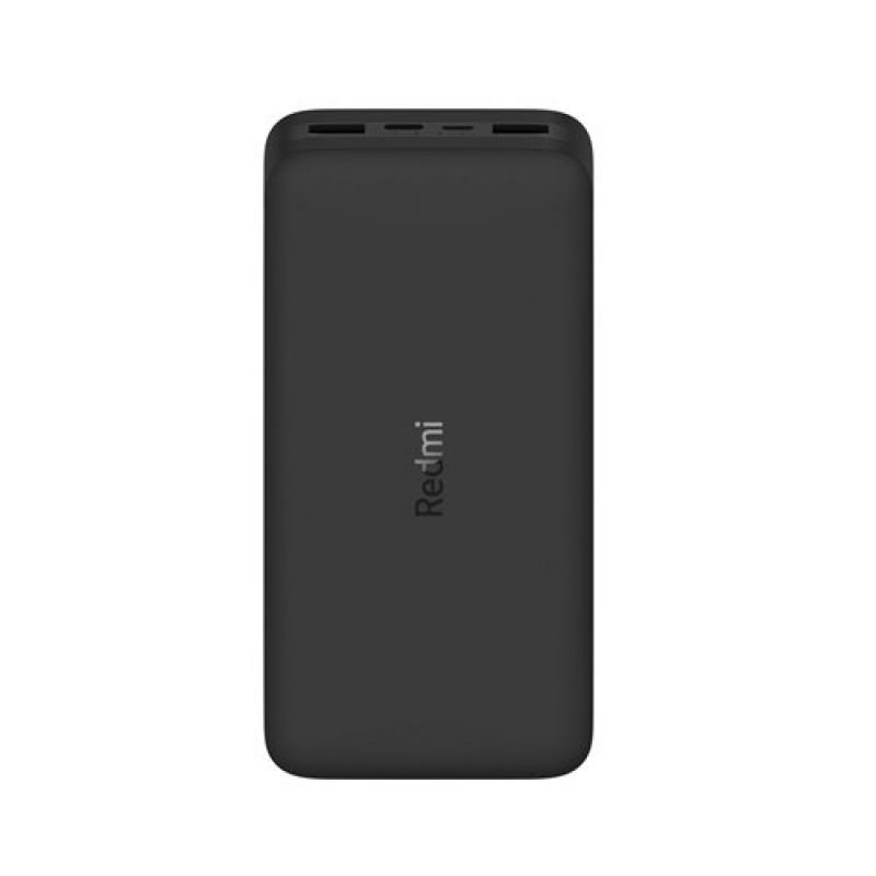 Powerbank - Xiaomi Redmi PowerBank, 20000 mAh, Micro-USB, USB-C, Para smartphone o tablet, Negro