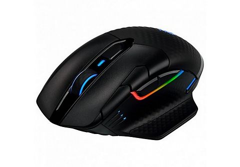 Ratón gaming - Corsair Dark Core RGB Pro, Bluetooth, Inalámbrico, USB, 18000 ppp, Retroiluminado, Negro