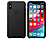 APPLE iPhone XS bőr tok, fekete