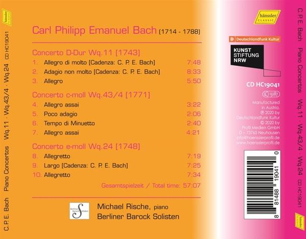 Pochette de CD avec texte. Liste les morceaux de musique et les crédits. Couleurs orange et rose.