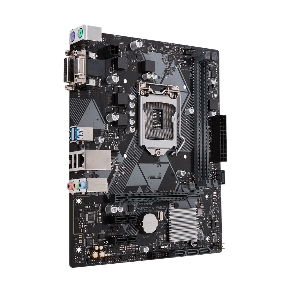 ASUS Prime H310M-K R2.0 Mainboard Schwarz