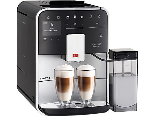 MELITTA F830-101 Barista Smart T - Caffè completamente automatica (Argento/Nero)