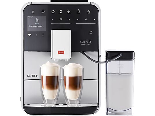 MELITTA F830-101 Barista Smart T - Caffè completamente automatica (Argento/Nero)