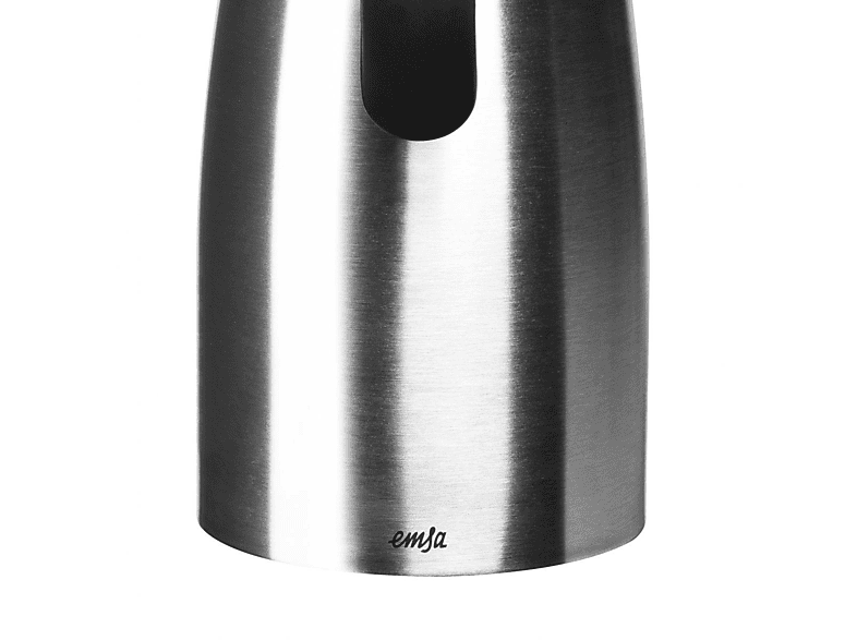 EMSA 508932 Soft Grip Isolierkanne Schwarz/Silber