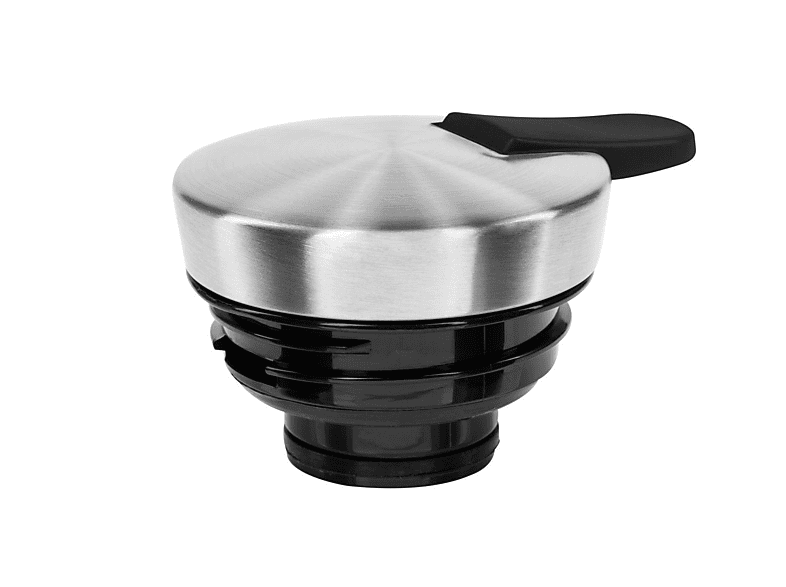 EMSA 508932 Soft Grip Isolierkanne Schwarz/Silber