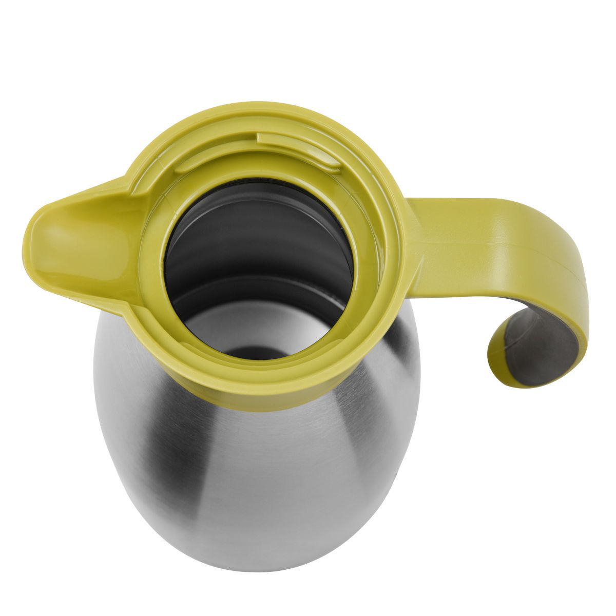 EMSA 512575 Soft Grip Isolierkanne Silber/Grün
