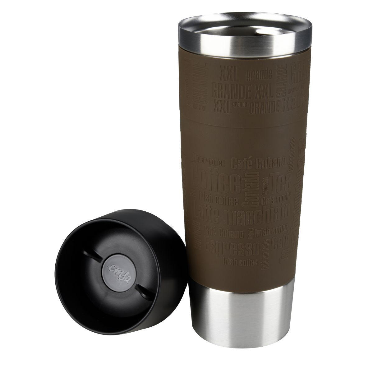 EMSA 515616 Travel Mug Grande Thermobecher Braun