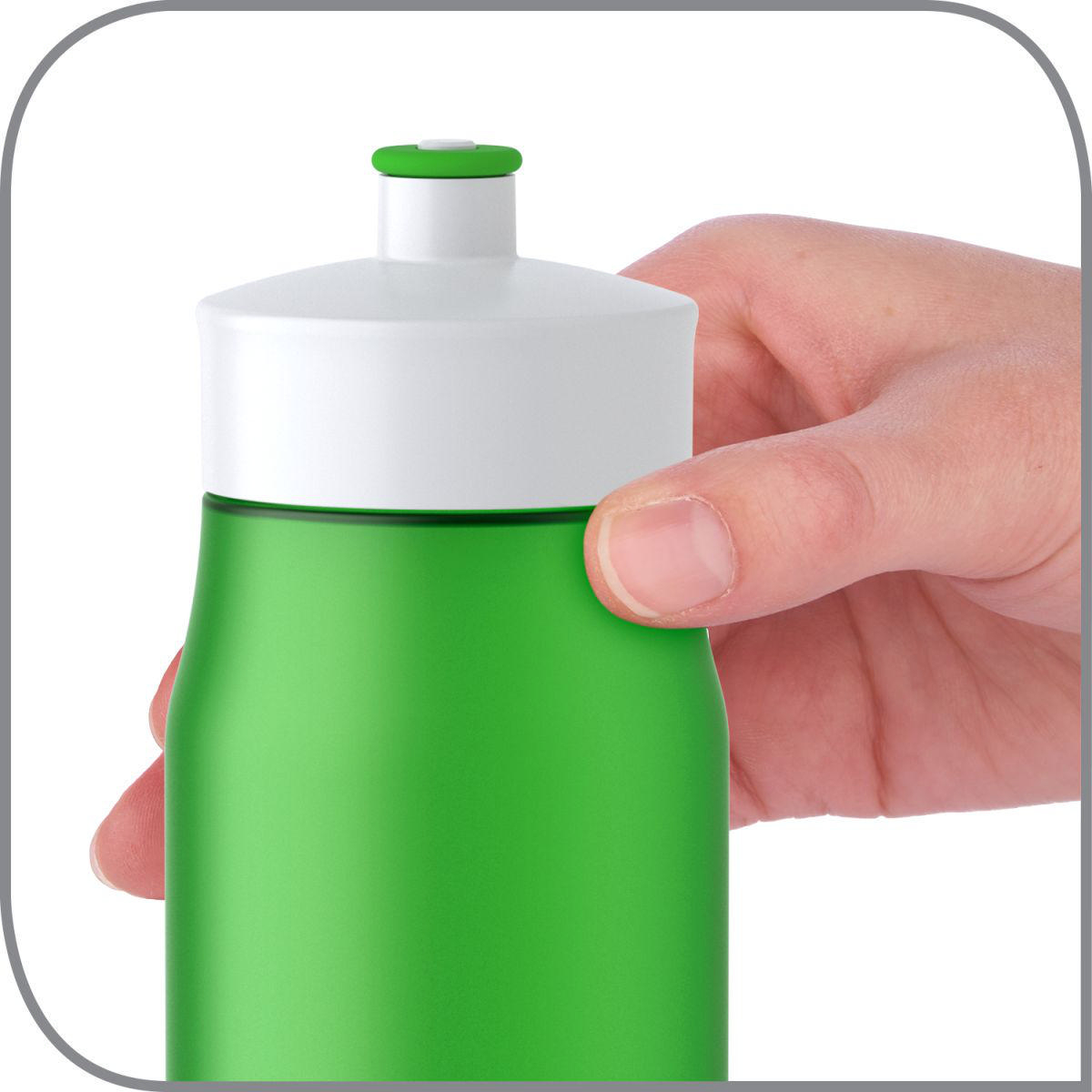 EMSA 518088 Squeeze Trinkflasche Grün