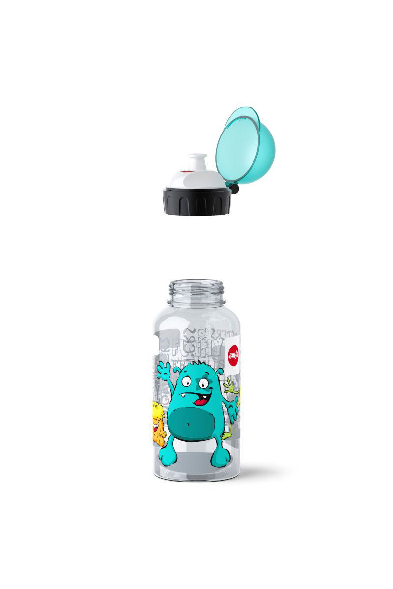 EMSA 518123 Monster Trinkflasche Türkis/Transparent