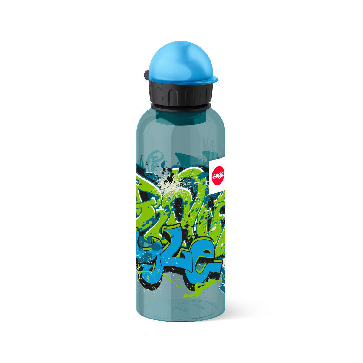 EMSA 518129 Graffiti Grün/Blau Trinkflasche