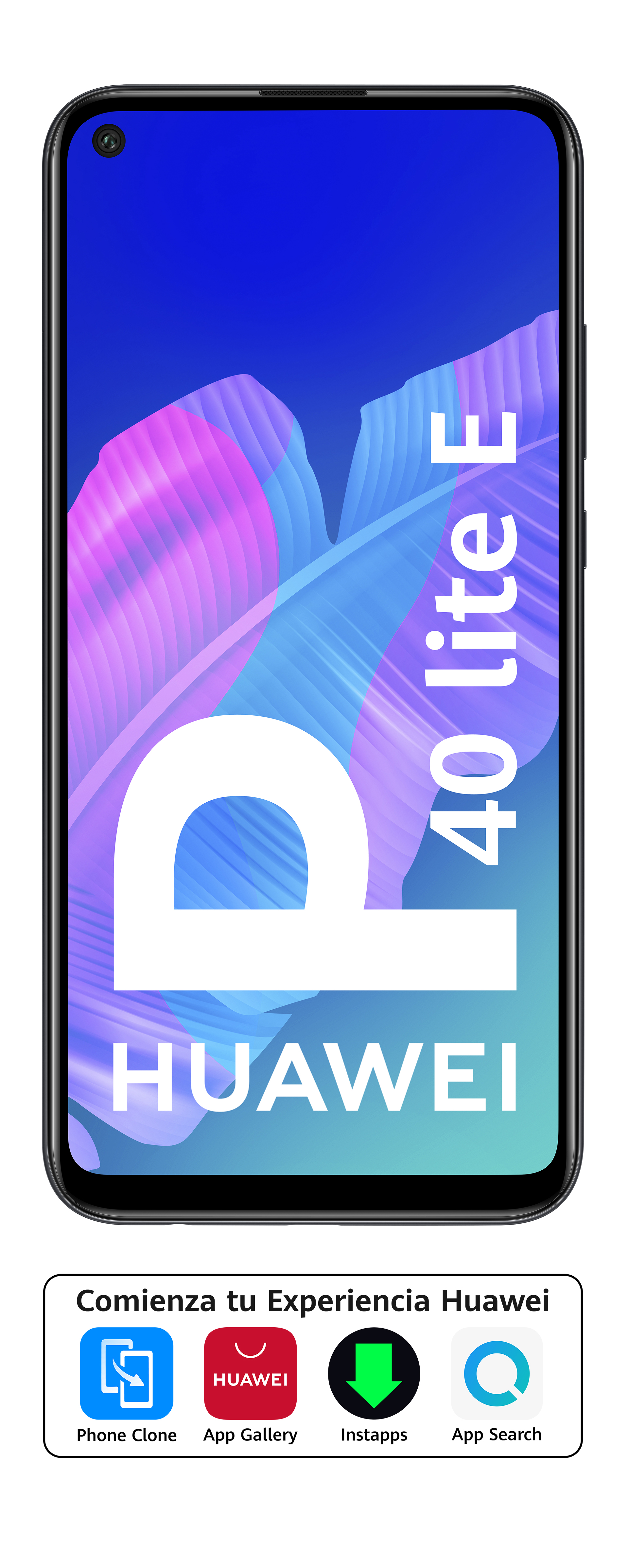 Móvil - Huawei P40 Lite E, Negro, 64 GB, 4 GB, 6.39 " HD+, Kirin 710F, 4000 mAh, Android