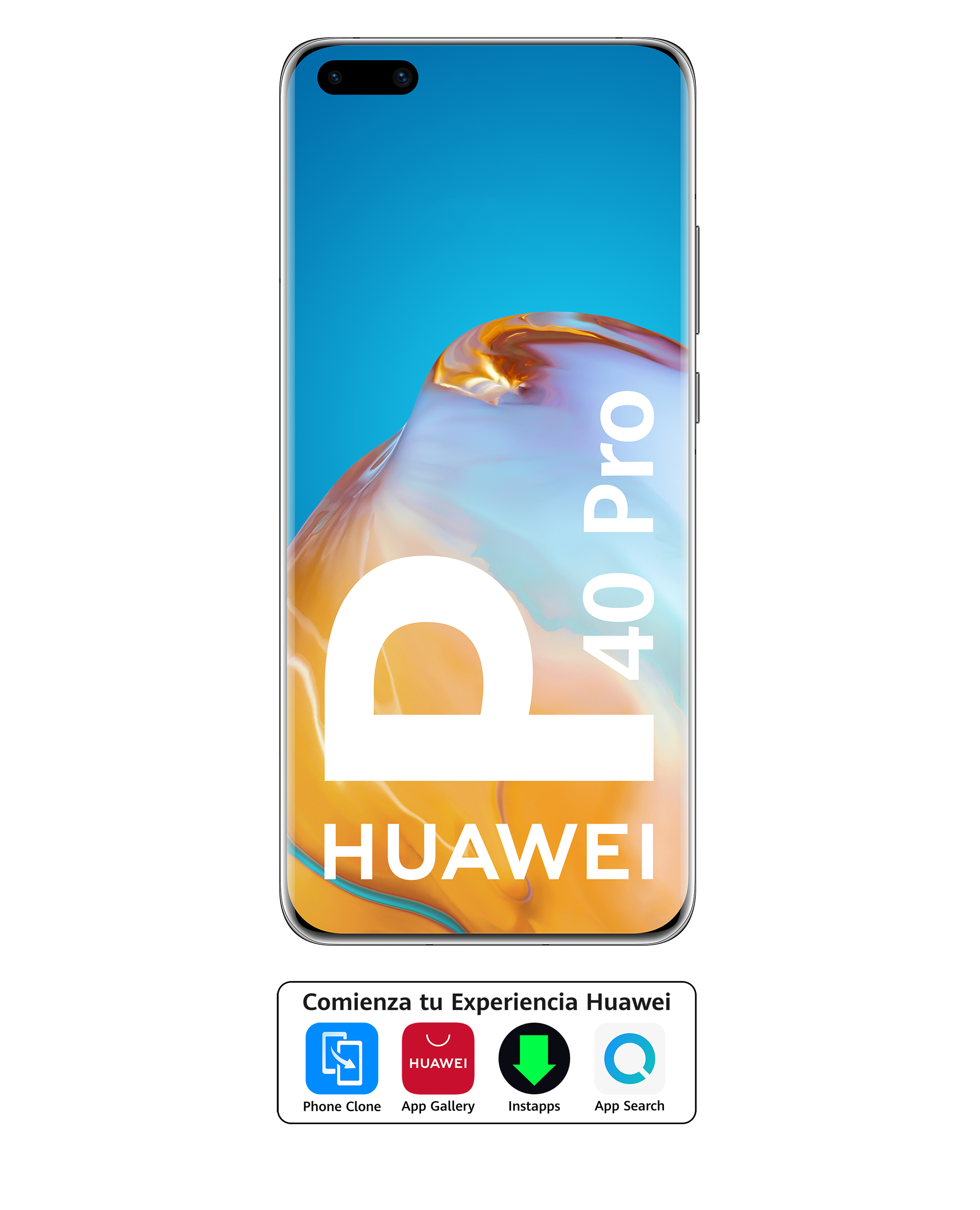 Móvil - Huawei P40 Pro, Negro, 256 GB, 8 GB, 6.58" HD+, Kirin 990, 4200 mAh, 5G, Android